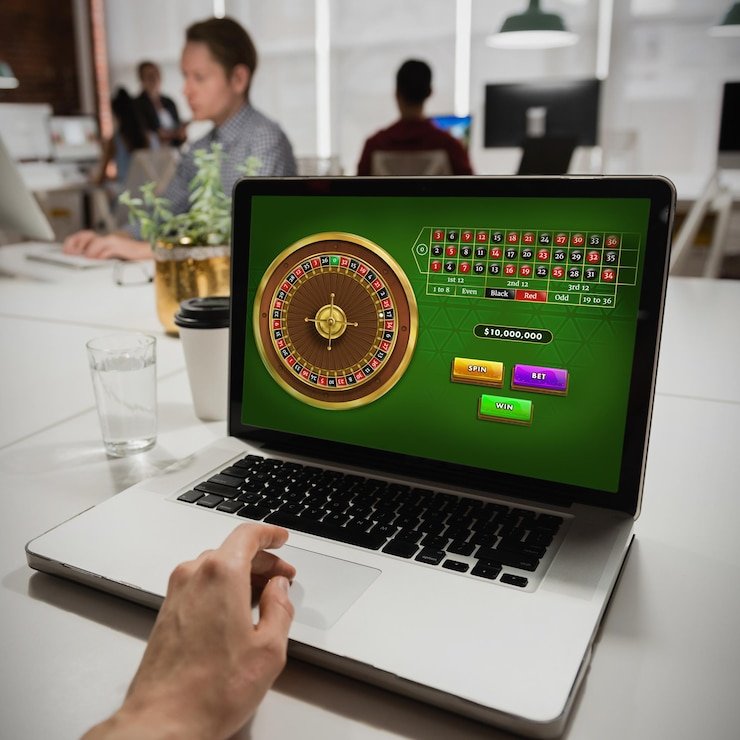 Antarmuka aplikasi mobile bobototo menampilkan studio dealer langsung dan pasar sportsbook